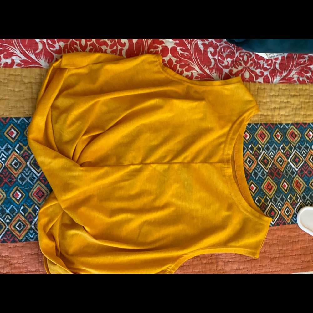 Shein yellow tank